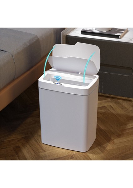 15L Otomatik Hareket Sensörlü Çöp Kutusu Otomatik Çöp Kutusu Su Geçirmez Sessiz Çöp Kovası Mutfak Banyo B Için Şarj Edilebilir (Yurt Dışından) fiyatları