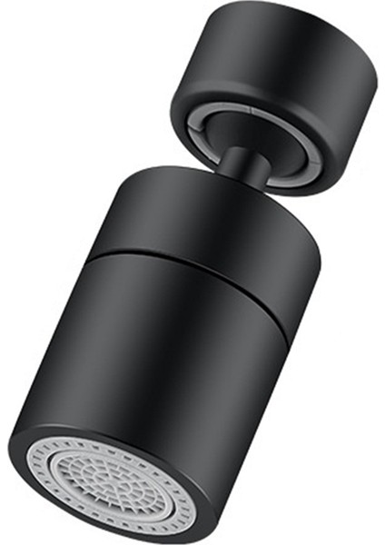 Mutfak Musluğu Sprey Başlığı Filtresi Ayarlanabilir Döner Sıçrama Önleyici Musluk Nozulu Bubbler Mutfak Lavabo Musluğu Siyah B (Yurt Dışından)