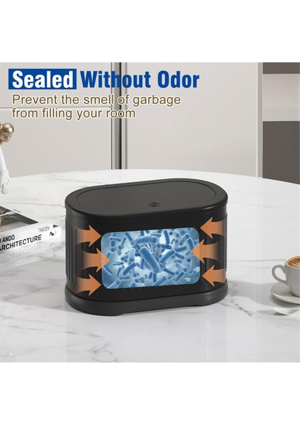 Kapaklı Mini Çöp Kovası, 4l Küçük Mutfak Kompost Kutusu Tezgah Üstü Çöp Kovası, Paslanmaz Çelik Mini Çöp Kovası Siyah (Yurt Dışından) modelleri