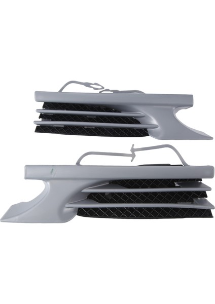 Araba Ön Tampon Çekme Kancası Kapakları Kapaklar Çift Mercedes-Benz C-Class W202 1998-2000 20288000505 2028800605 Için Uygundur (Yurt Dışından) indirimleri