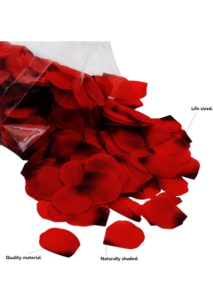 3000 Adet Kırmızı Çiçek Yapay Gül Yaprakları Düğün Koridor Için, Parti Lehine ve Masa, Vazo, Ev Dekorasyon (Yurt Dışından) fiyatları