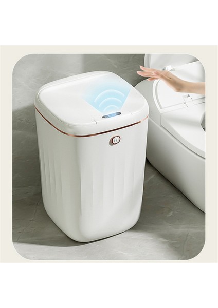 20L Akıllı Çöp Kutusu Otomatik Su Geçirmez Elektrikli Atık Mutfak Banyo Tuvalet Otomatik Sensörlü Çöp Kutusu-Siyah (Yurt Dışından) fiyatları