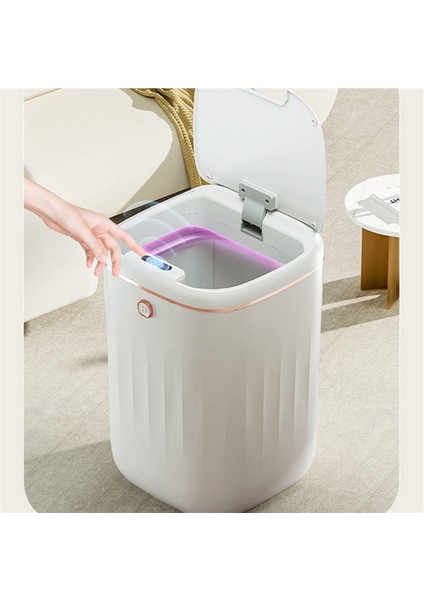 20L Akıllı Çöp Kutusu Otomatik Su Geçirmez Elektrikli Atık Mutfak Banyo Tuvalet Otomatik Sensörlü Çöp Kutusu-Siyah (Yurt Dışından) fırsatları