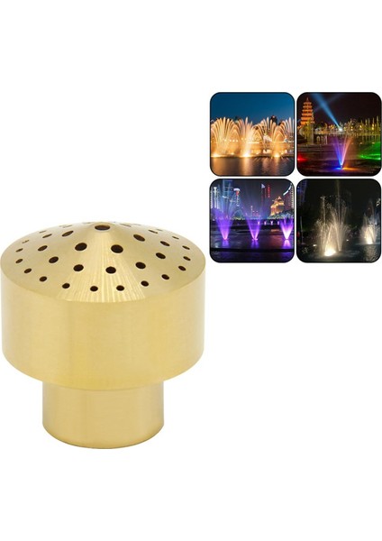 Pirinç Çeşme Nozulu 1/2 Inç DN15 Gölet Sütun Su Serpinti Başlığı Bahçe Göleti Eğlence Parkı Için (Yurt Dışından) fiyatları