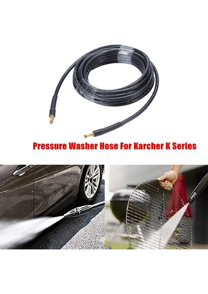 Yı Suyu Temiz Araba Yı Hortumu Bağlantı Noktaları, Yüksek Basınçlı Yı Suyu Temizleme Hortumu Karcher K2 K3 K4 K5 K Serisi 6 M (Yurt Dışından) modelleri