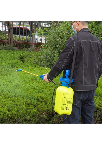 Pompalı Püskürtücü Bahçe Püskürtücüsü, Pompalı Püskürtme Şişesi, Yabani Ot Püskürtücüsü, Su Püskürtücüsü, Bitki Püskürtücüsü, Basınçlı Püskürtücü, 5l Standart (Yurt Dışından)