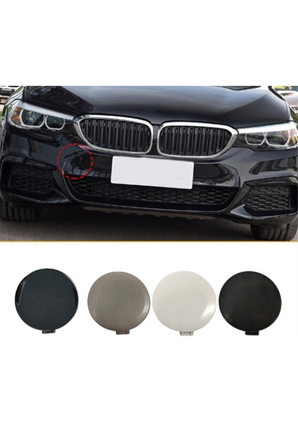 Araba Ön Tampon Çekme Kancası Kapağı Boyasız 51118068068 Bmw 5 Serisi G30 G38 2017-2020 Siyah (Yurt Dışından) modelleri
