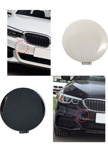 Araba Ön Tampon Çekme Kancası Kapağı Boyasız 51118068068 Bmw 5 Serisi G30 G38 2017-2020 Siyah (Yurt Dışından) fırsatları