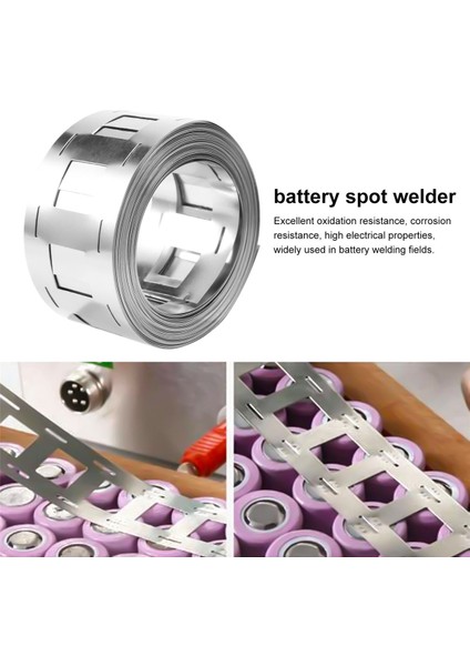 5m 2p 21700 0.15MM Saf Nikel Kemer Braketi Nokta Kaynak Makinesi Lityum Pil Nokta Kaynak Nikel Kemer (Yurt Dışından) indirimleri