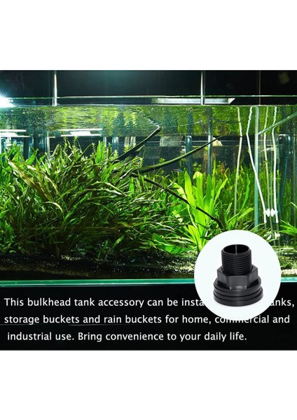 Pvc Bölme Bağlantısı Çift Dişli Bölme Su Deposu Konektörü Yağmur Varilleri Akvaryumlar Su Depoları Küvetler Havuzlar (Yurt Dışından) indirimleri