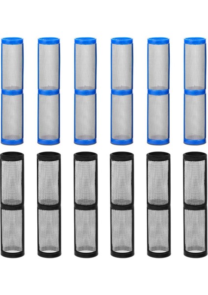 12 Adet Havasız Boya Püskürtme Manifold Filtresi 390 395 490 495 595 Pompa Manifold Süzgeci 246384 60MESH ve 246382 100MESH (Yurt Dışından)