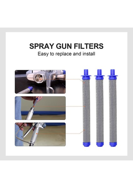 20 Paket 288749 Havasız Püskürtme Filtresi, SG10, SG20, Sg Pro Için 60 Mesh Havasız Püskürtme Filtresi Püskürtme Modelleriyle Uyumlu, (Yurt Dışından) fiyatları