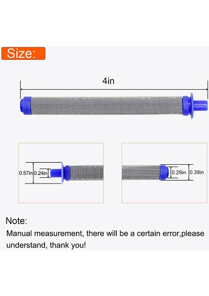 20 Paket 288749 Havasız Püskürtme Filtresi, SG10, SG20, Sg Pro Için 60 Mesh Havasız Püskürtme Filtresi Püskürtme Modelleriyle Uyumlu, (Yurt Dışından) fırsatları