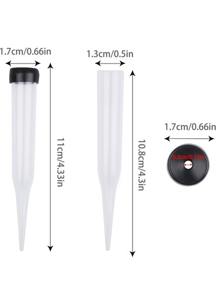 Çiçek Tüpleri 50'li Plastik Çiçek Tüpleri Paketi, Çiçekler Için Şeffaf Su Tüpü, Yeniden Kullanılabilir Çiçekler, Su Tüpleri (Yurt Dışından) fiyatları