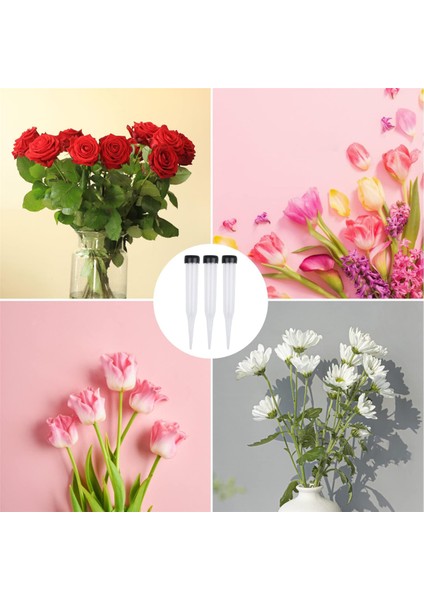 Çiçek Tüpleri 50'li Plastik Çiçek Tüpleri Paketi, Çiçekler Için Şeffaf Su Tüpü, Yeniden Kullanılabilir Çiçekler, Su Tüpleri (Yurt Dışından) indirimleri