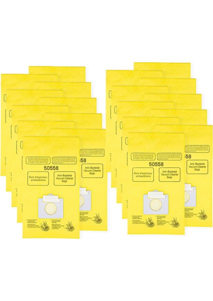 Kenmore Teneke Kutu 5055, 50557 ve 50558 Için 20'li Paket Tip C/q Yedek Elektrikli Süpürge Torbası (Yurt Dışından)