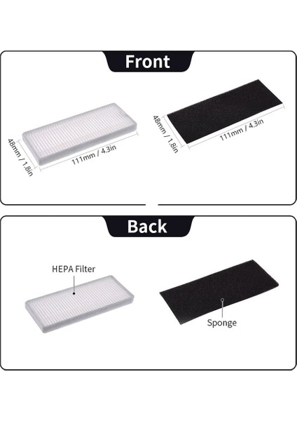 Eufy Robovac 11S 15T 30 30C 15C 12 25C 35C Süpürme Makinesi Ana Fırça Kenar Fırçası Hepa Filtre Ekranının Değiştirilmesi (Yurt Dışından) indirimleri