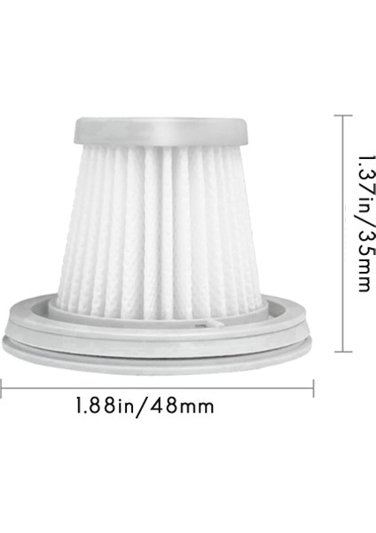 10 Paket Hepa Filtre Xiaomi Mijia SSXCQ01XY Kullanışlı Elektrikli Süpürge Ev Araba Mini Kablosuz Yıkanabilir Filtre Yedek Parça (Yurt Dışından) indirimleri