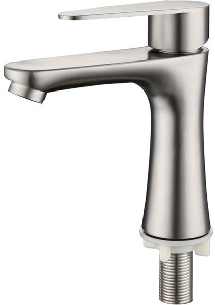 Havza Lavabo Banyo Musluğu Tezgah Üstü Tek Soğuk Su Havza Musluğu Tuvalet Musluğu Paslanmaz Çelik Küçük Bel (Yurt Dışından) fırsatları