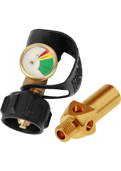 Propan Tankı Göstergesi Seviye Göstergesi, Sızıntı Dedektörü, Karavan Kampçısı Için Gaz Basınç Ölçer, Tip 1 Bağlantı Madencilik Nozulu ile (Yurt Dışından)