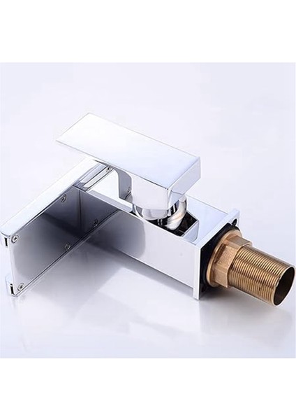 Lavabo Çıkışı, Banyo Tek Sıcak ve Soğuk Su Çıkışı, Renk Değiştiren Kare Lavabo Banyo Dolabı Çıkışı (Gümüş) (Yurt Dışından) indirimleri