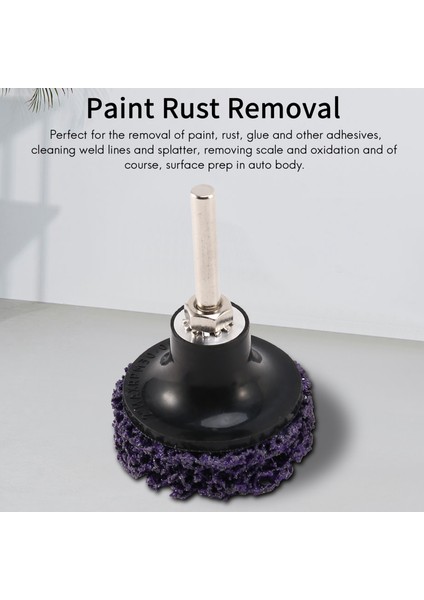 25 Adet 2 Inç 50MM Hızlı Değişim Kolay Şerit ve Temiz Diskler Mor Boya Pas Giderme Için Yüzey Hazırlığı 1 Tutucu ile (Yurt Dışından) indirimleri