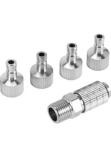 Airbrush Hızlı Ayırma Bağlayıcı Serbest Bırakma Bağlantı Adaptörü, 5 Erkek Bağlantı Elemanı, 1/8 Inç Mf (Yurt Dışından) fırsatları
