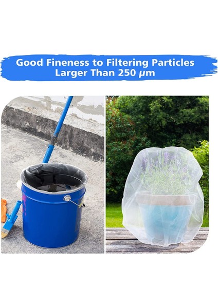 Boya Süzgeç Torbaları, 24 Adet 1 Galon Beyaz Ince Örgü Filtre Torbası, Boya Bahçeciliği Için Kova Elastik Açılış Süzgeç Torbaları (Yurt Dışından) indirimleri