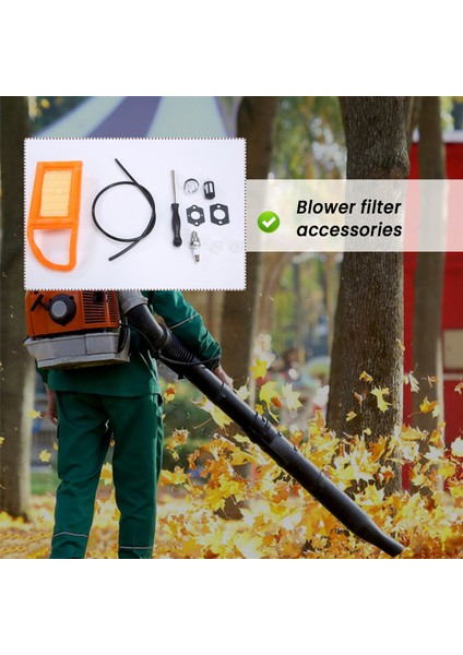 BR600 BR550 Filtre Takımı BR600 BR700 BR500 Sırt Çantası Yaprak Üfleyici Parçaları C1Q-S183 4282 120 0606 0607 (Yurt Dışından) fırsatları