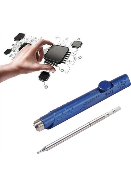 SH72 Lehimleme Demiri 65W 12-24V 220-400℃ Ayarlanabilir Sıcaklık SH72-BC2 Kaynak Aleti T12 Değil Koyu Mavi (Yurt Dışından) modelleri