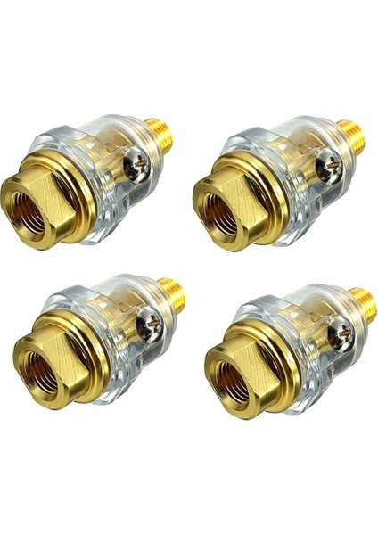 Adet Mini Yağlayıcı Pnömatik Alet Aksesuarları-1/4 Inç Npt Yağlayıcı Yağ Yağlayıcı Hava Sıkıştırma Hava Aracı Yağlayıcı-Sarı (Yurt Dışından)