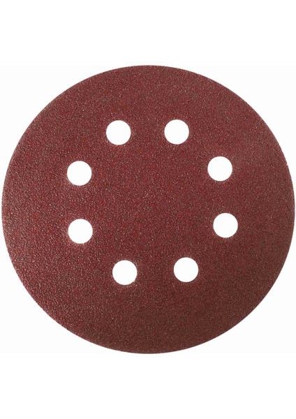 50 Adet 5 Inç 125MM Yuvarlak Zımpara Sekiz Delikli Disk Kum Sayfaları Grit 40/60/80/120/240 Kanca ve Döngü Zımpara Diski Lehçe (Yurt Dışından) fırsatları