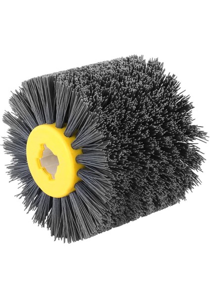 Aşındırıcı Naylon Çizim Tekerleği Parlatma Parlatma Fırçası 120MM x 100MM Düz ve Düzensiz Ahşap, Taş, Kum: 80 (Yurt Dışından)