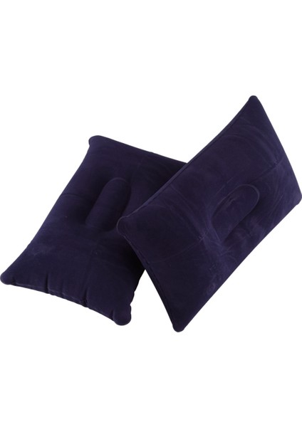 2 Adet Şişme Koltuk Yastığı Seyahat Yastığı Uyku Uyku Baş Desteği Araba Derin Mavi 38*24 cm (Yurt Dışından) modelleri