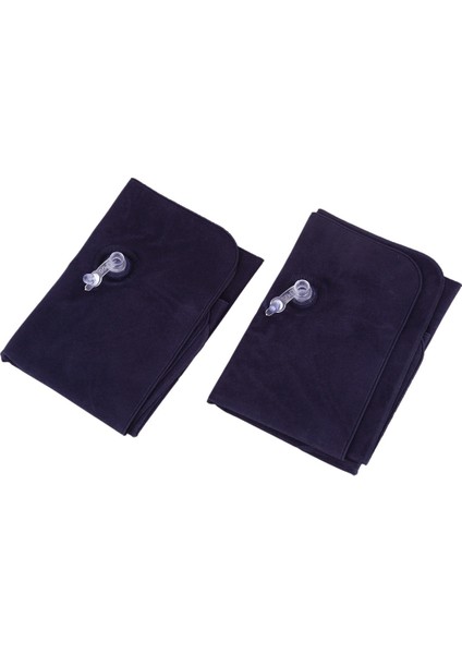 2 Adet Şişme Koltuk Yastığı Seyahat Yastığı Uyku Uyku Baş Desteği Araba Derin Mavi 38*24 cm (Yurt Dışından) fırsatları