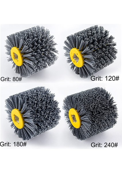 Aşındırıcı Naylon Çizim Tekerleği Parlatma Parlatma Fırçası 120MM x 100MM Düz ve Düzensiz Ahşap, Taş, Kum: 80 (Yurt Dışından) fırsatları