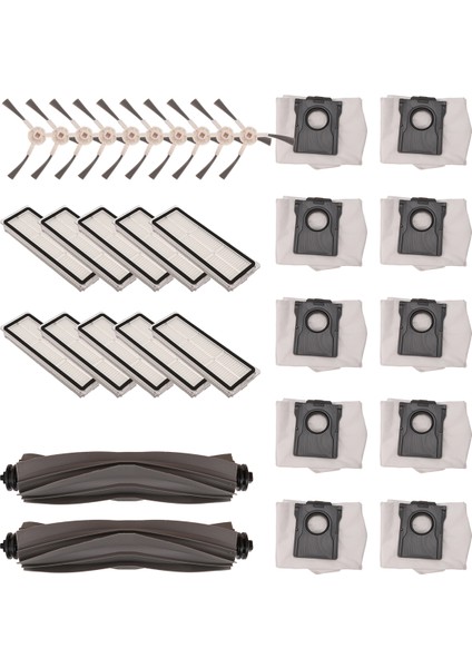 Dreame D10 Plus Gen 2 RLD32GD Yedek Parça Aksesuarları Ana Yan Fırça Hepa Filtre Paspas Bezi Toz Torbası (Yurt Dışından) modelleri