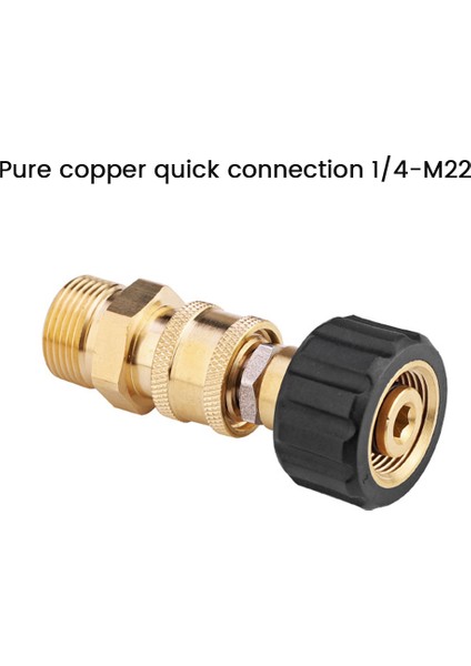 Basınçlı Yı Adaptör Seti M22-14 mm Döner 1/4 Iç Dış Dişli Push-In Konnektör (Yurt Dışından) indirimleri