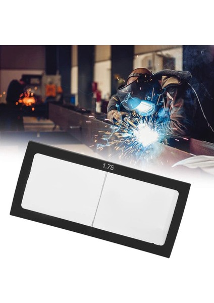 Ark Kaynağı Büyüteç Lens Kaynakçı Ekran Kask Cam Diyoptri 1.75 Parlama Önleyici Kaynak Maskesi Gözlük (Yurt Dışından) indirimleri