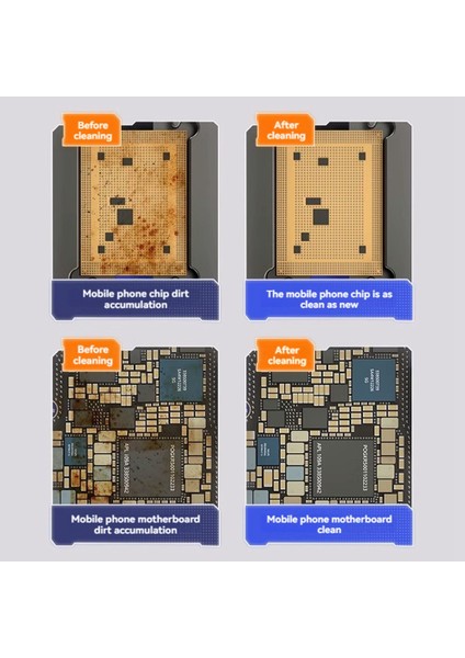Mechanıc Anakart Temizleme Fırçası Toz Temizleme Cep Telefonu Çip Teneke Tutkal Çıkarma Çift Başlı Fırça (Yurt Dışından) fiyatları