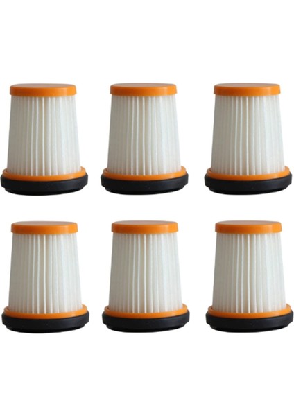 Köpekbalığı WV200EU WV251EU Akülü El Elektrikli Süpürge Için 6 Adet Yedek Filtre (Yurt Dışından)