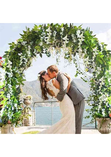 5 Adet 6.23FT/PARÇA Wisteria Asma Yapay Asılı Çiçek Çelenk Wisteria Asılı Çiçek Düğün Kemeri Çiçek Dekoru Için (Yurt Dışından) modelleri