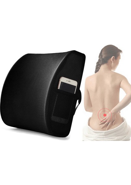 Bellek Köpük Koltuk Sandalye Bel Sırt Desteği Yastık Yastık Ofis Ev Araba-Örgü (Yurt Dışından) fiyatları