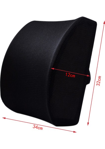 Bellek Köpük Koltuk Sandalye Bel Sırt Desteği Yastık Yastık Ofis Ev Araba-Örgü (Yurt Dışından) indirimleri