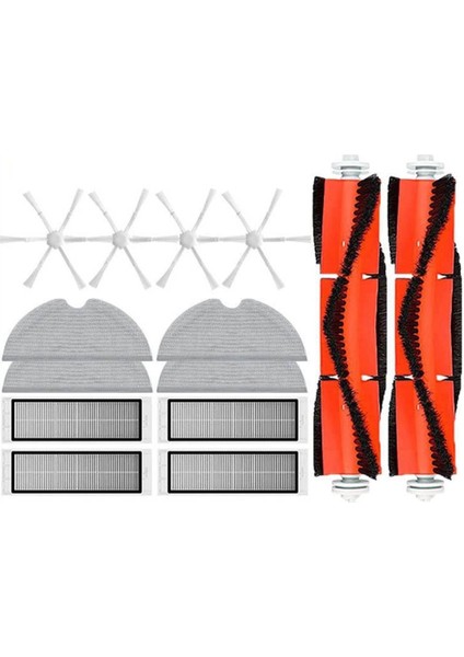 Xiaomi Mi Robot Vakum Paspas 2 STYTJ03ZHM Filtre Paspas Bezi Elektrikli Süpürge Aksesuarları Ana Yan Fırça Yedek Parça (Yurt Dışından)