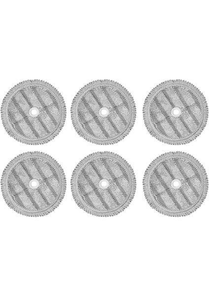 6 Adet Yedek Paspas Pedleri Paçavra Lg A9 Buharlı Paspas Bezi Elektrikli Süpürge Robotu Paspas Makinesi Temizlik Bezi Yedek Parça (Yurt Dışından)