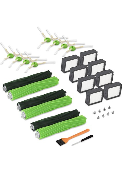 Irobot Roomba J7 J7+/plus E5 E6 E7 I7 I7+ I3 I3+ I4 I4+ I6 I6+ I8 Elektrikli Süpürge Için Yedek Parça Kiti (Yurt Dışından)