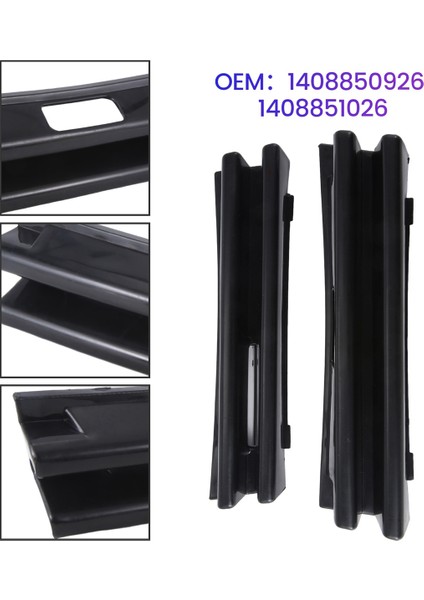 Araba Ön Tampon Çekme Kancası Kapakları Kapaklar 1 Çift Mercedes-Benz S-Class W140 4-Door 1994-1998 1408850926 1408851026 Için Uygundur (Yurt Dışından) fırsatları