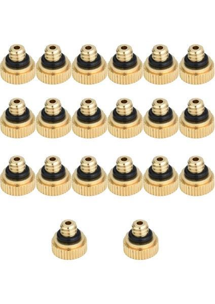 Soğutma Sistemi Için 20 Adet Pirinç Misting Nozulları 0.012 Inç (0.3 Mm) Su Püskürtme Nozulu Sprinkler Misting Soğutma (Yurt Dışından) fiyatları