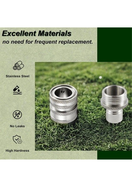 Bahçe Hortumu Hızlı Bağlantı Paslanmaz Çelik Su Hortumu Bağlantısı 3/4 Inç Ght Çim Yağmurlama Sistemleri Için Hızlı Çıkarma Bağlantısı (Yurt Dışından) fırsatları